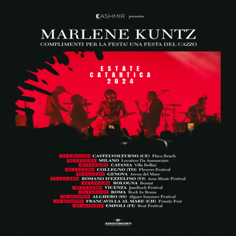 Marlene Kuntz – ESTATE CATARTICA 2024