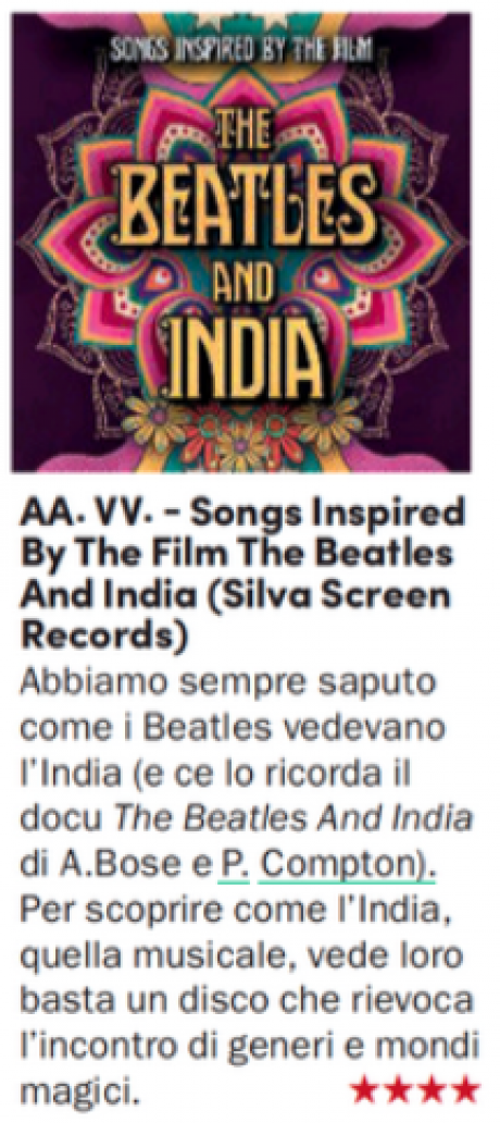 “Songs inspired by the Movie The Beatles an India” su Marie Claire Italia