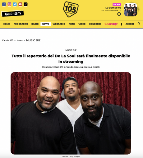 DE LA SOUL, tutto il repertorio discografico sarà finalmente disponibile dal 3 marzo 2023