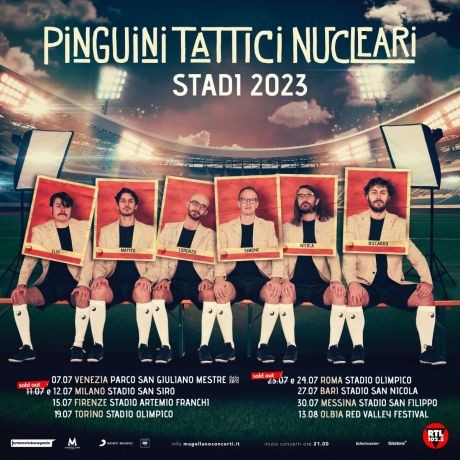 PINGUINI TATTICI NUCLEARI – IL TOUR NEGLI STADI